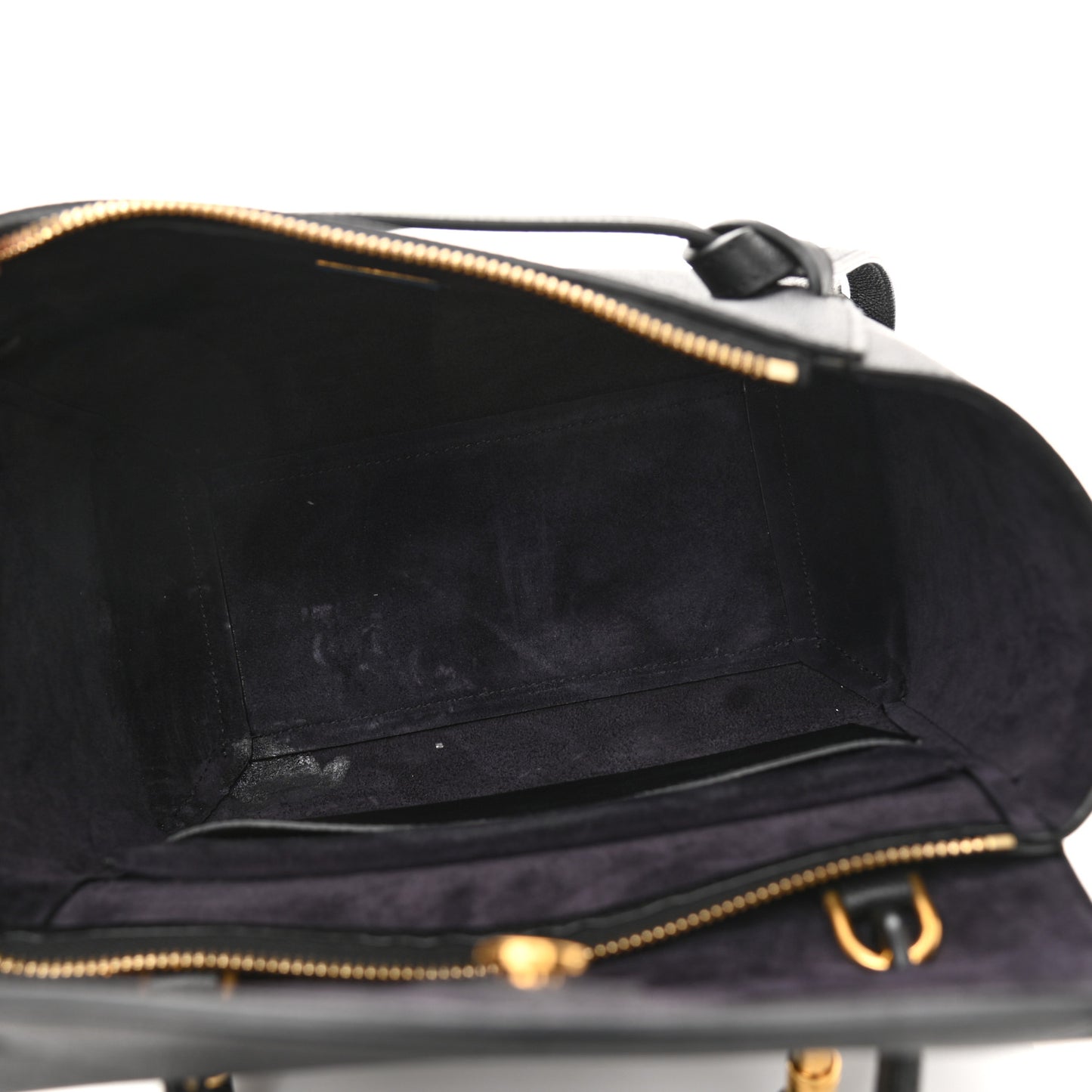 Grained Calfskin Micro Belt Bag Black
