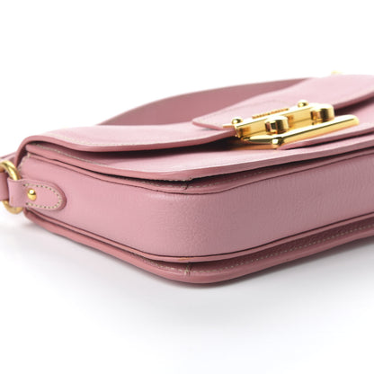 Miu Miu Goatskin Madras Shoulder Bag Rosa 6 of 9