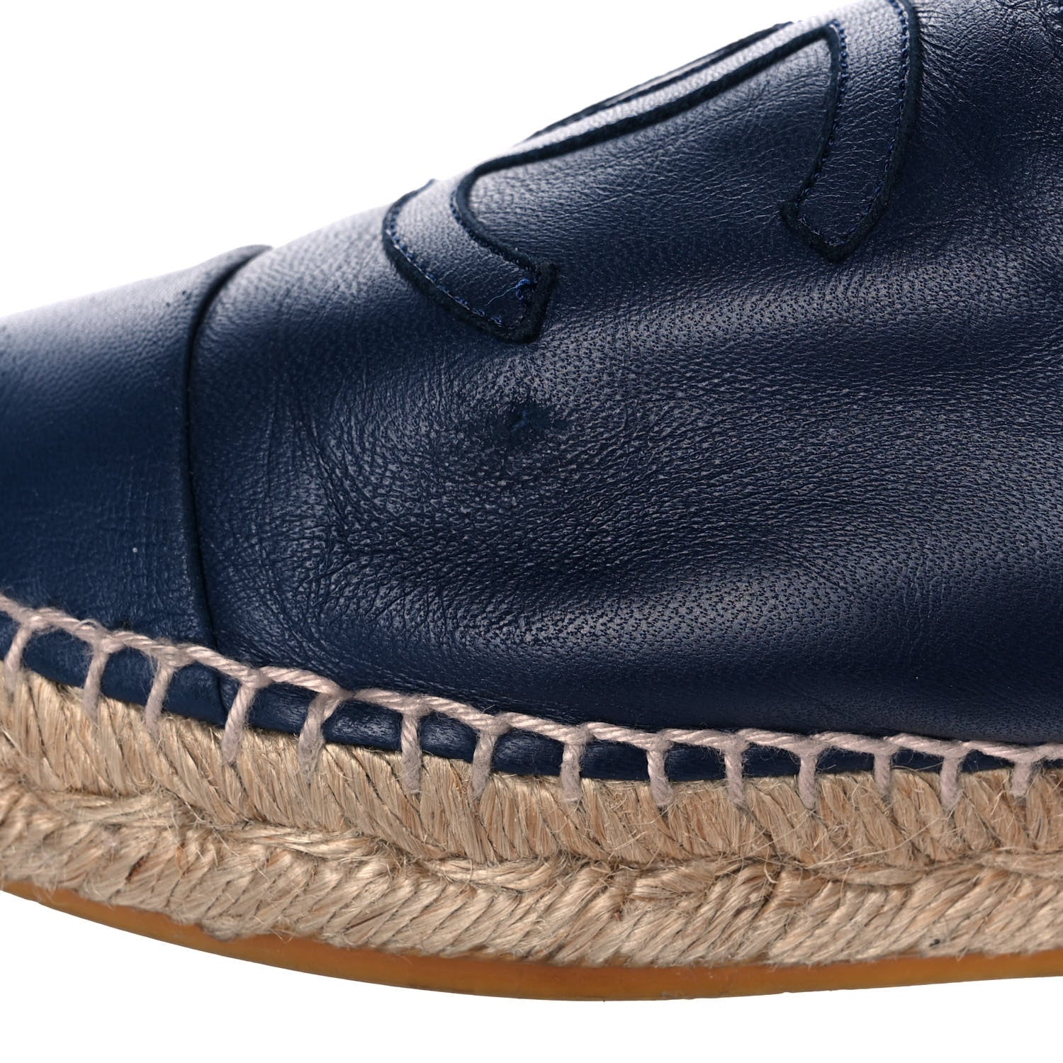 Chanel Lambskin CC Espadrilles 39 Dark Navy 12 of 13