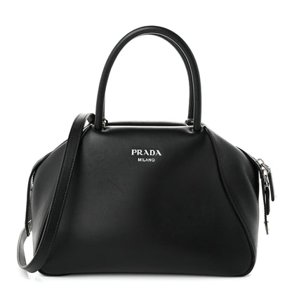 Prada Softy Calfskin Small Supernova Handbag Black 1 of 10