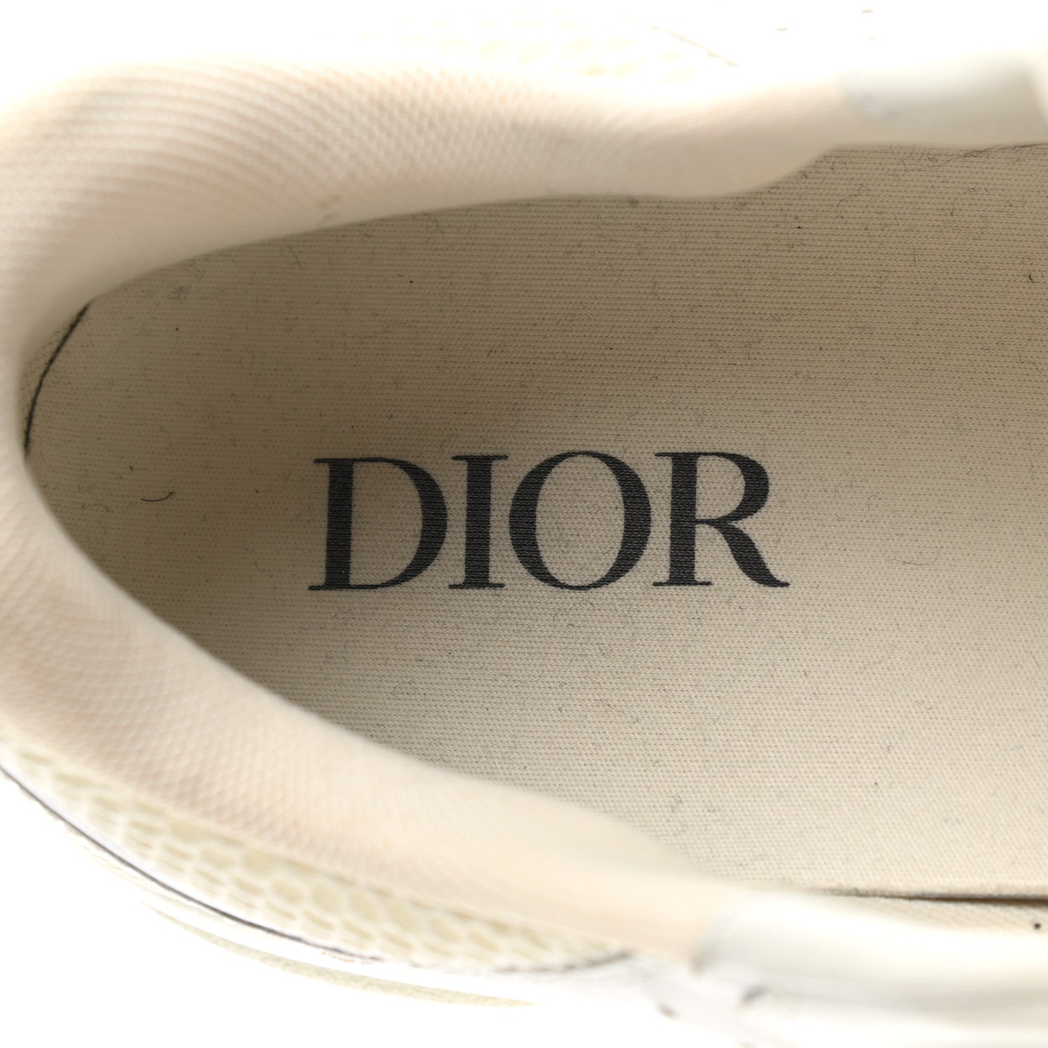 Christian Dior Technical Mesh Calfskin Mens B22 Sneakers 46 White Yellow 7 of 10
