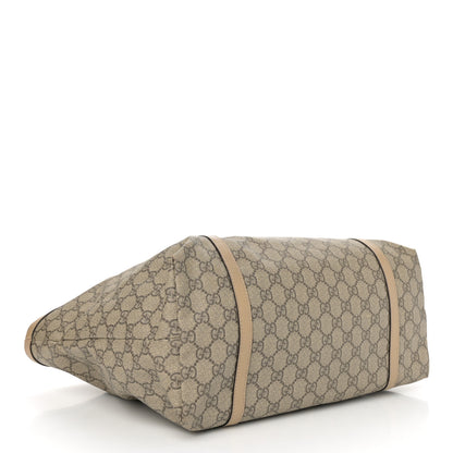 Gucci GG Supreme Monogram Medium Nice Tote Beige 4 of 12