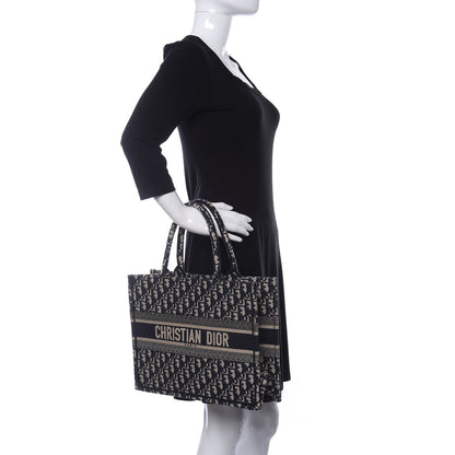 Christian Dior Oblique Medium Book Tote Blue Multicolor 2 of 11