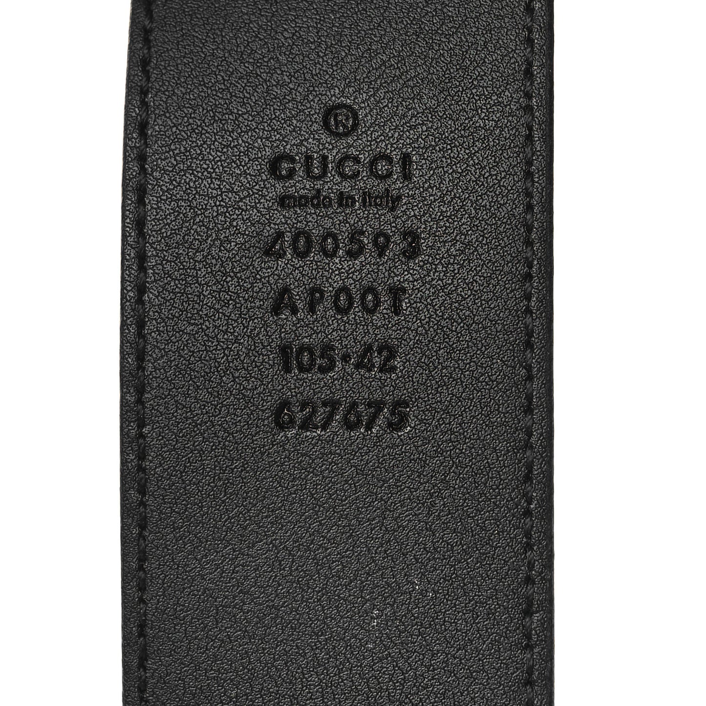 Calfskin Double G 40mm Belt 105 42 Black