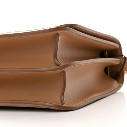 Burberry Calfskin Monogram Embossed Medium TB Bag Light Camel 9 of 10