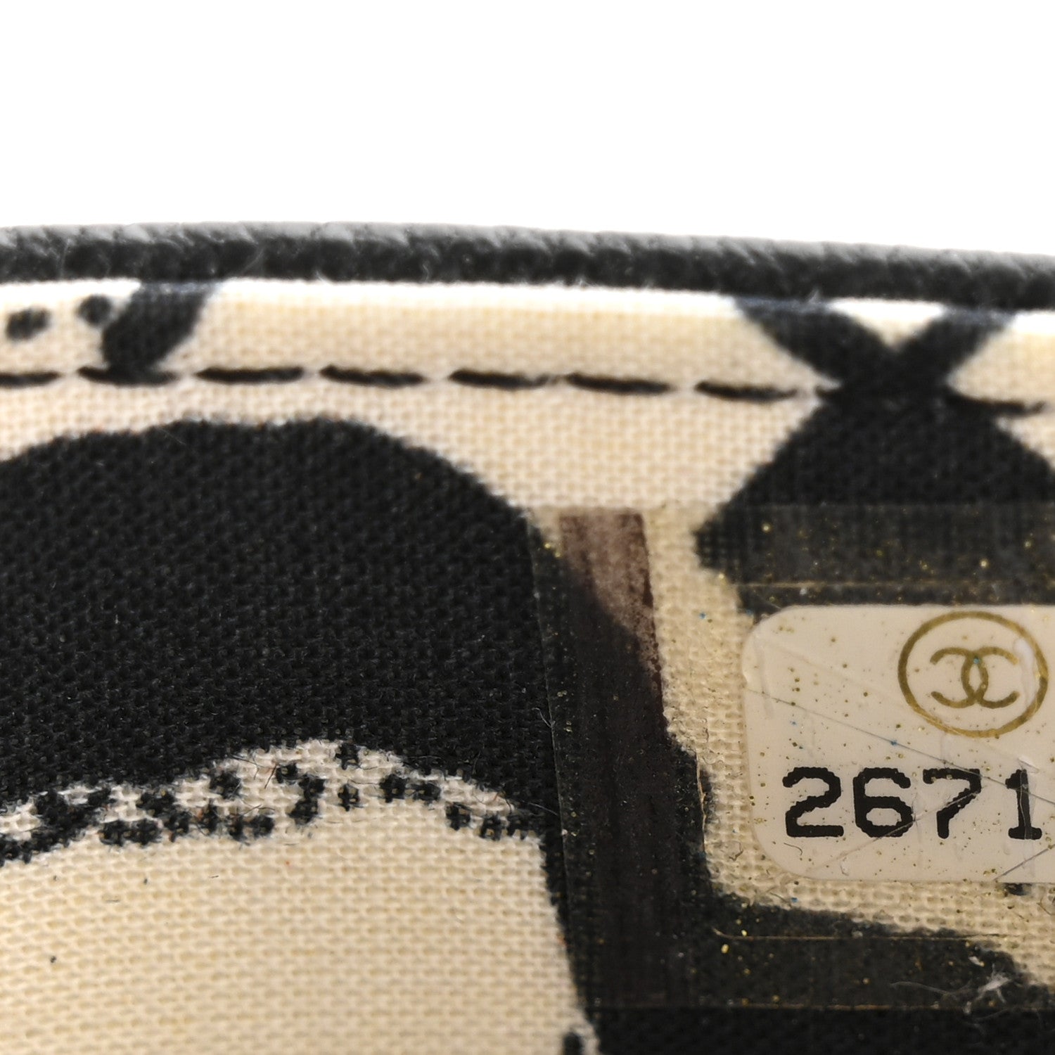 Chanel Goatskin Camellia CC Flap Card Holder Black 8 of 10