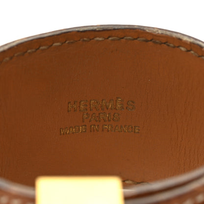 Hermes Courchevel Collier de Chien CDC Bracelet T2 Gold 4 of 7