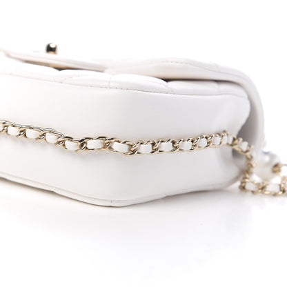 Chanel Lambskin Quilted Small My Precious Flap White 8 of 10