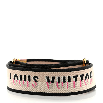 Louis Vuitton Jacquard Speedy Bandouliere 20 Shoulder Strap Black 2 of 3