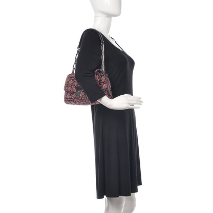 Christian Dior Tweed Medium Miss Dior Flap Pink Black Multicolor 2 of 11
