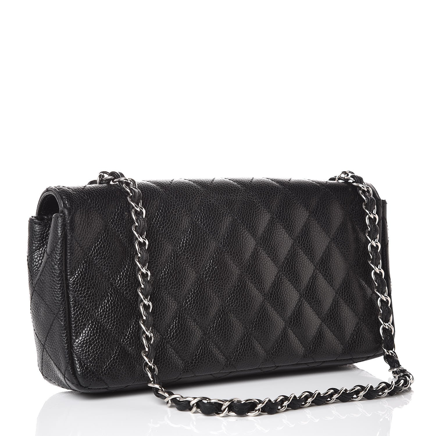 Chanel Caviar Quilted East West Flap Black 3 of 8
