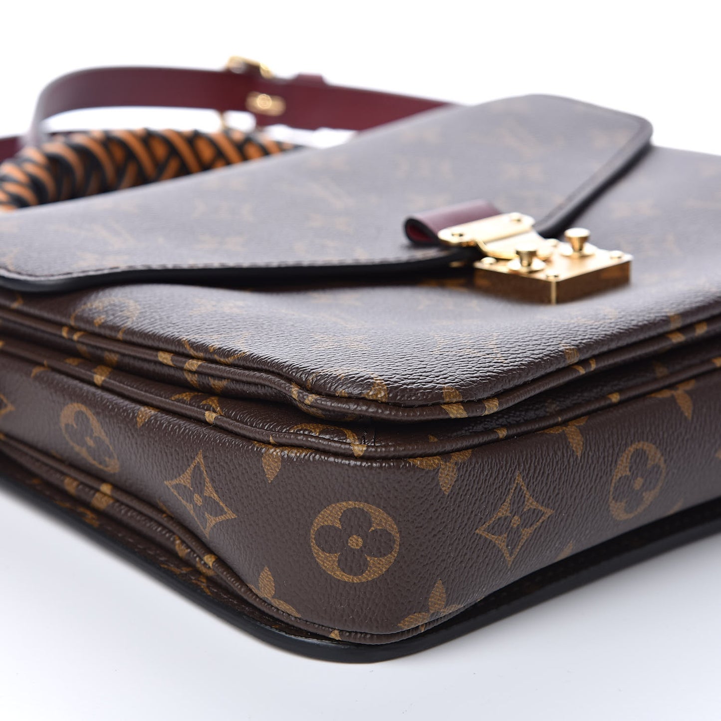 Monogram Braided Pochette Metis Safran