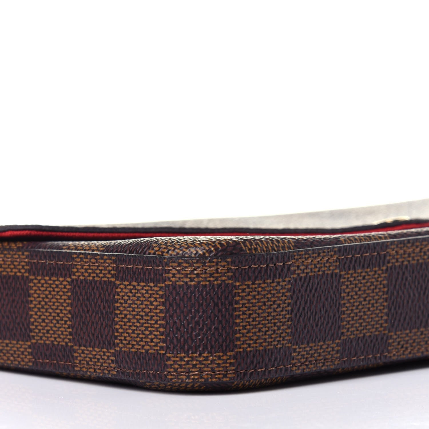 Louis Vuitton Damier Ebene Pochette Felicie Chain Wallet 9 of 12