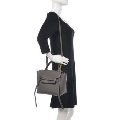 Celine Baby Grained Calfskin Micro Belt Bag Grey 2 of 10