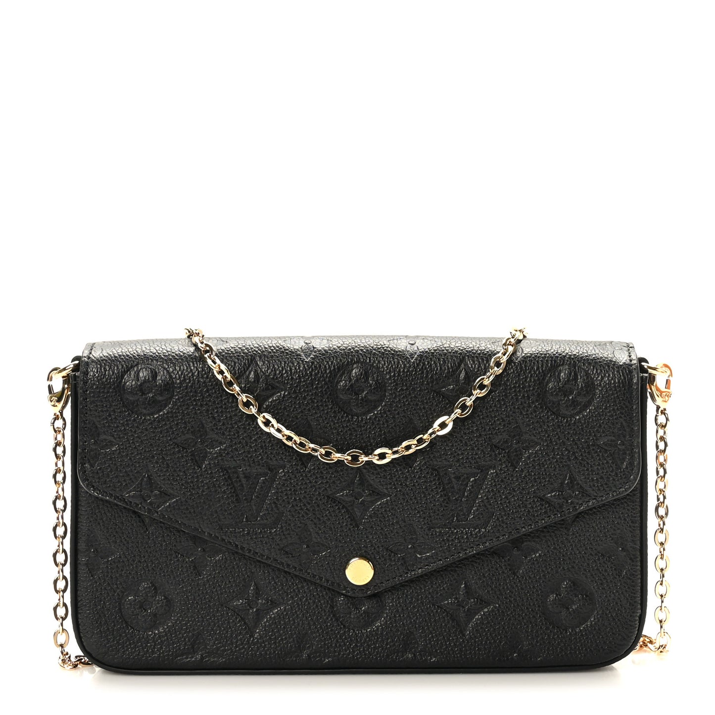 Empreinte Pochette Felicie Chain Wallet Black