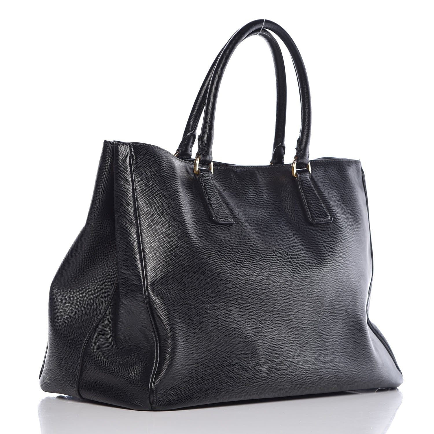 Prada Saffiano Lux Large Tote Black 3 of 15