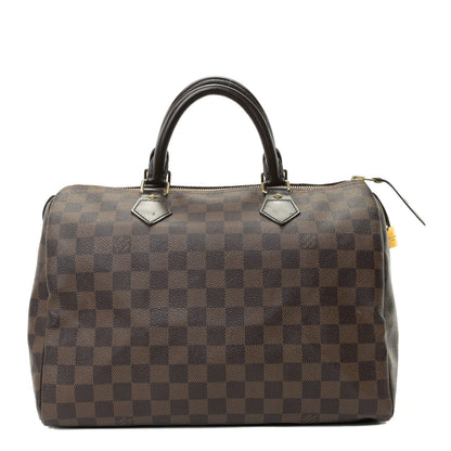 Louis Vuitton Damier Ebene Speedy 30 1 of 15