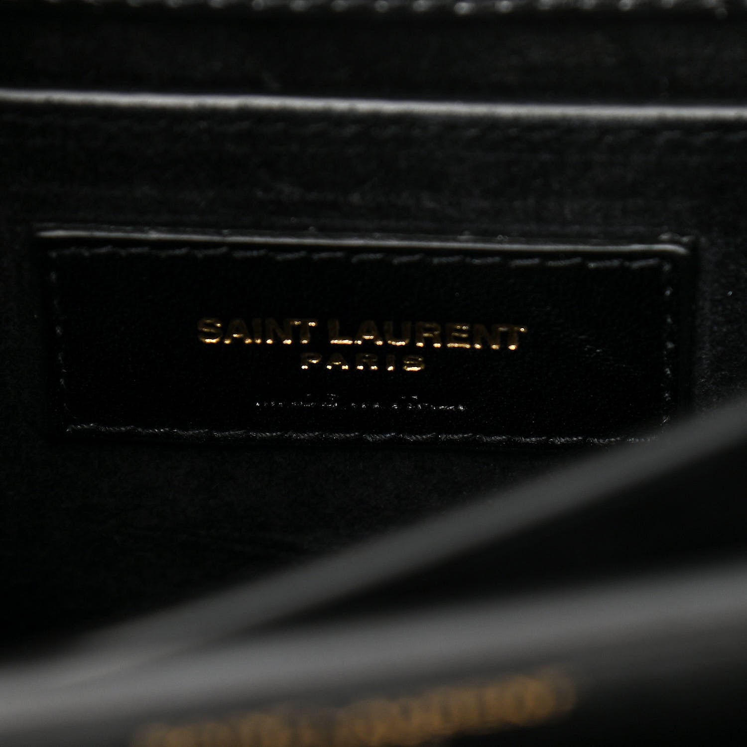 Saint Laurent Calfskin Medium Monogram Sunset Black 6 of 11