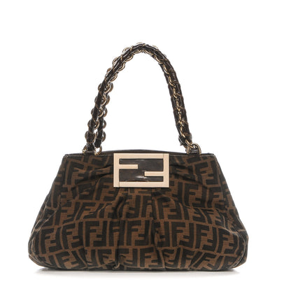 Fendi Zucca Small Mia Tote Tobacco 1 of 6