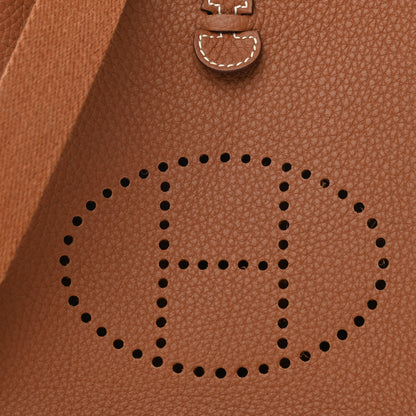 Hermes Taurillon Clemence Evelyne TPM Gold 8 of 11