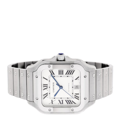 Cartier Stainless Steel 39.8mm Santos De Cartier Automatic Watch 2 of 5