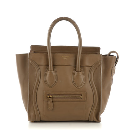 Celine Smooth Calfskin Micro Luggage Camel 1 of 10