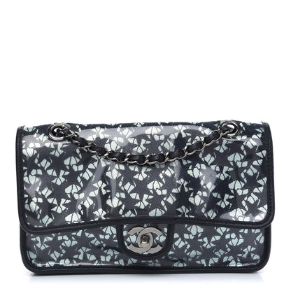 Chanel PVC Medium Single Flap Blue Black 1 of 9