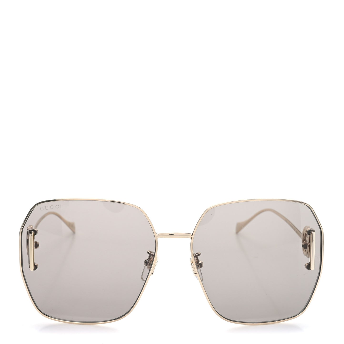 Square Aviator Sunglasses GG1207SA Gold