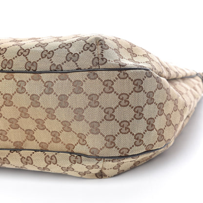 Gucci Monogram Large New Ladies Web Hobo Dark Brown 11 of 13