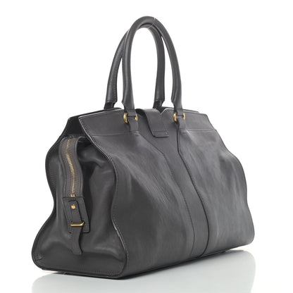 Saint Laurent Sheepskin Medium Cabas ChYc Grey 2 of 7