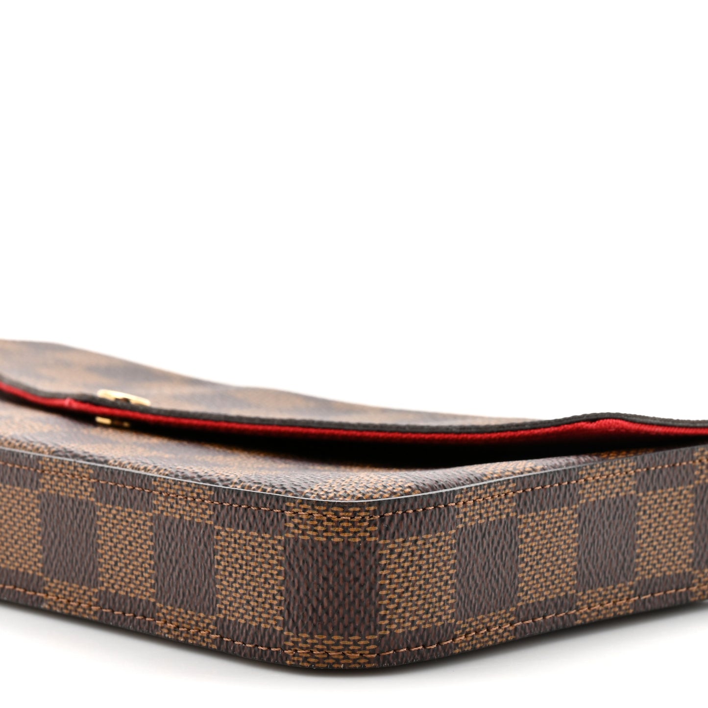 Monogram Pochette Felicie Chain Wallet Fuchsia