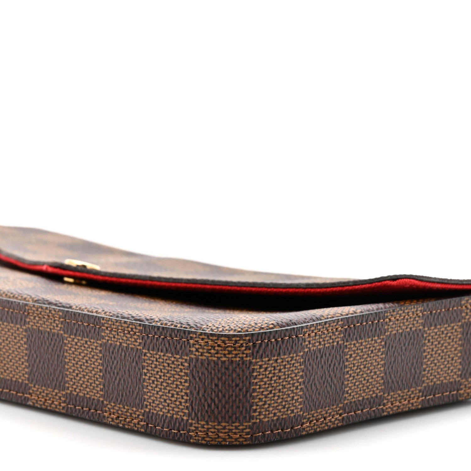 Louis Vuitton Monogram Pochette Felicie Chain Wallet Fuchsia 10 of 11