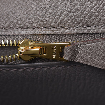 Hermes Epsom Kelly Sellier 28 Etain 14 of 37