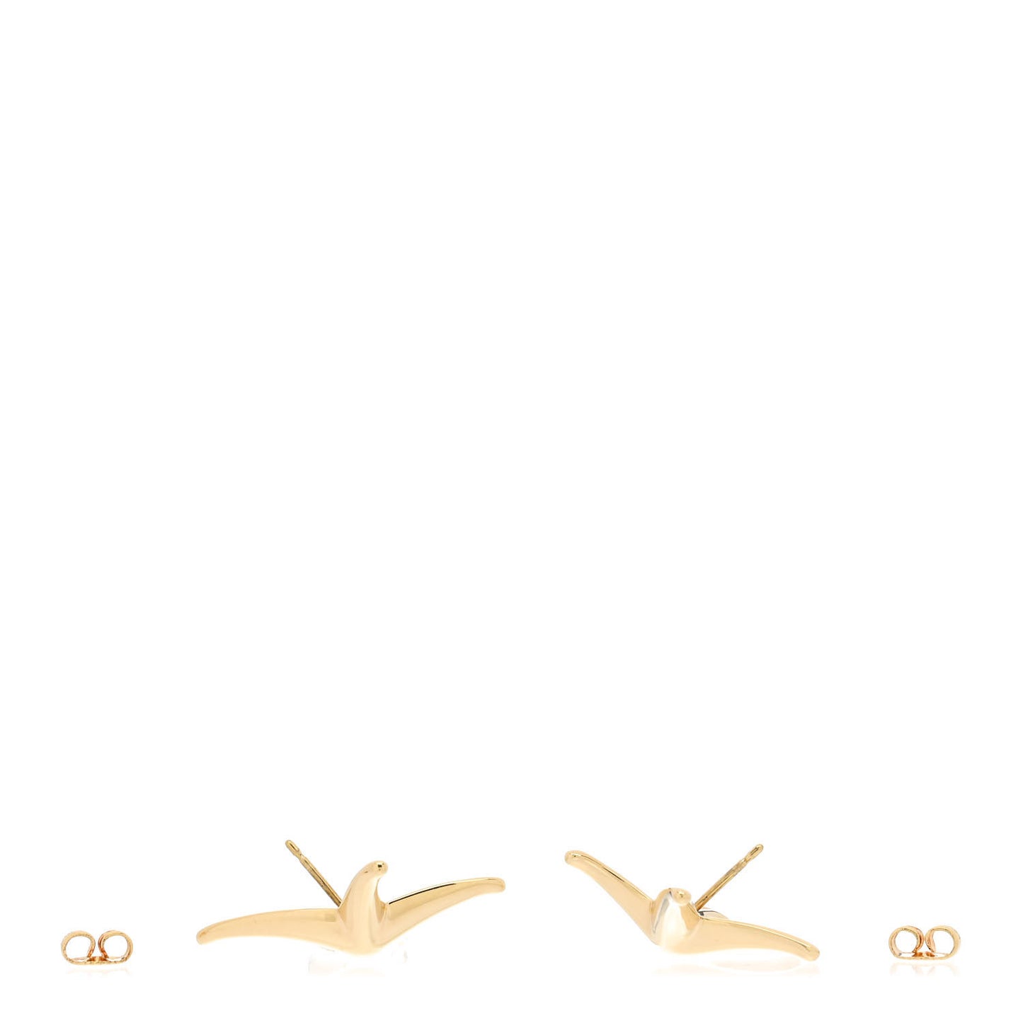 18K Yellow Gold Elsa Peretti Starfish Earrings
