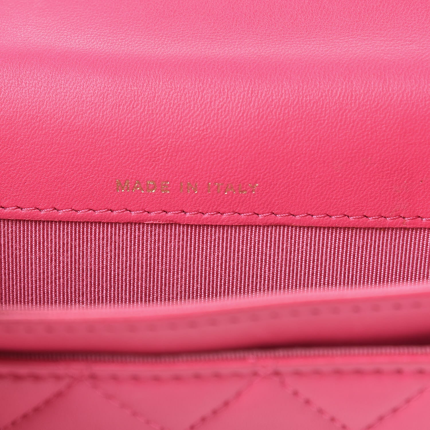 Chanel Lambskin Quilted Flap Card Holder Dark Pink 7 of 17