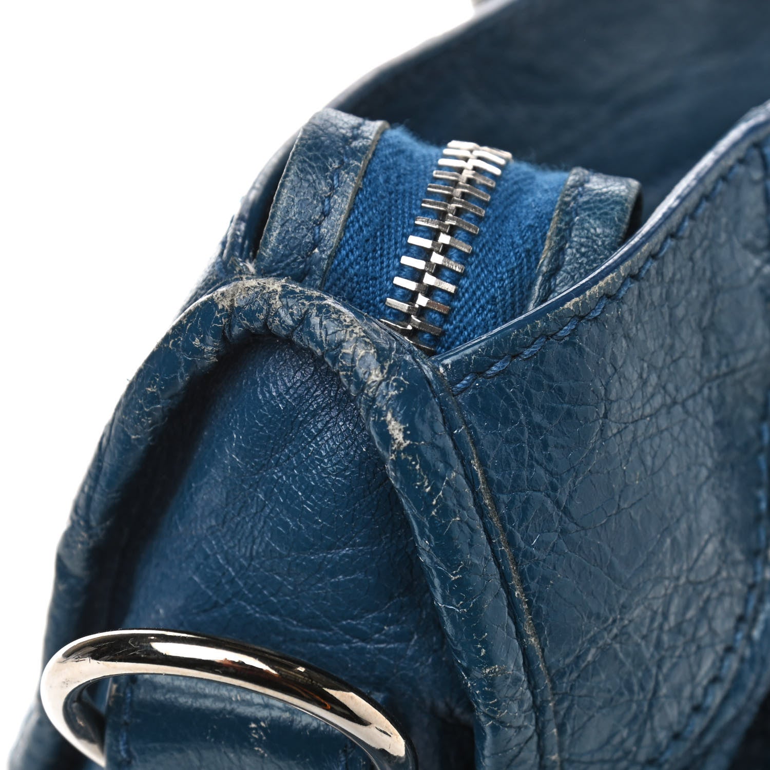 Balenciaga Agneau Giant 12 Silver Hardware City Bleu Cobalt Bleu Electric 10 of 10