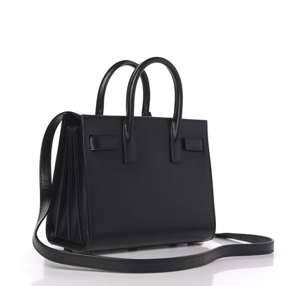 Saint Laurent Calfskin Nano Sac de Jour Black 4 of 11