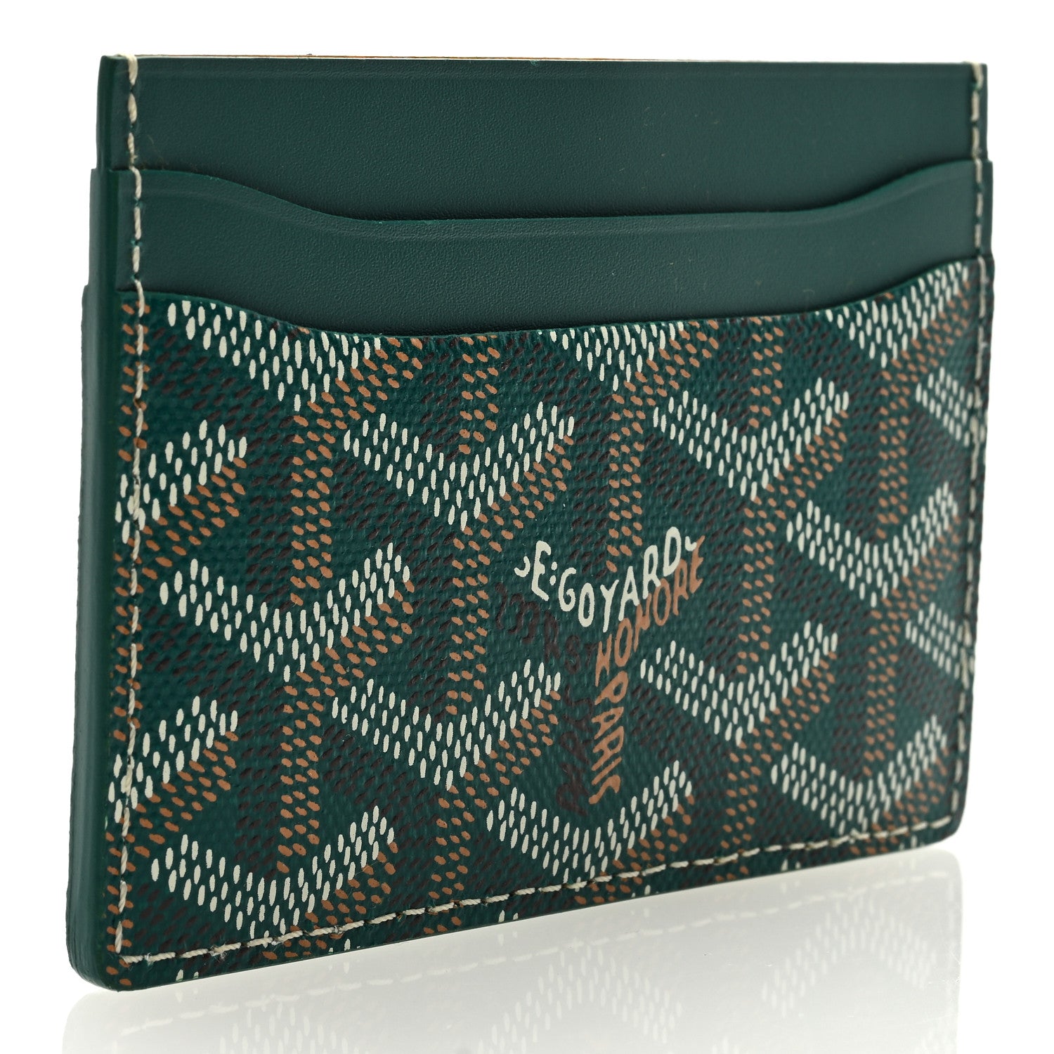 Goyard Goyardine Saint Sulpice Card Holder Green 3 of 6
