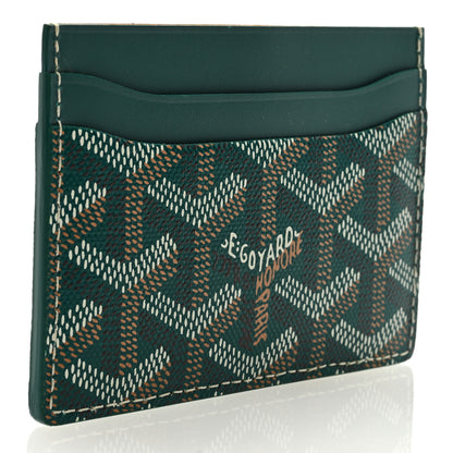 Goyard Goyardine Saint Sulpice Card Holder Green 3 of 6
