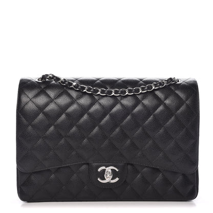 Chanel Caviar Quilted Maxi Double Flap Black 1 of 10