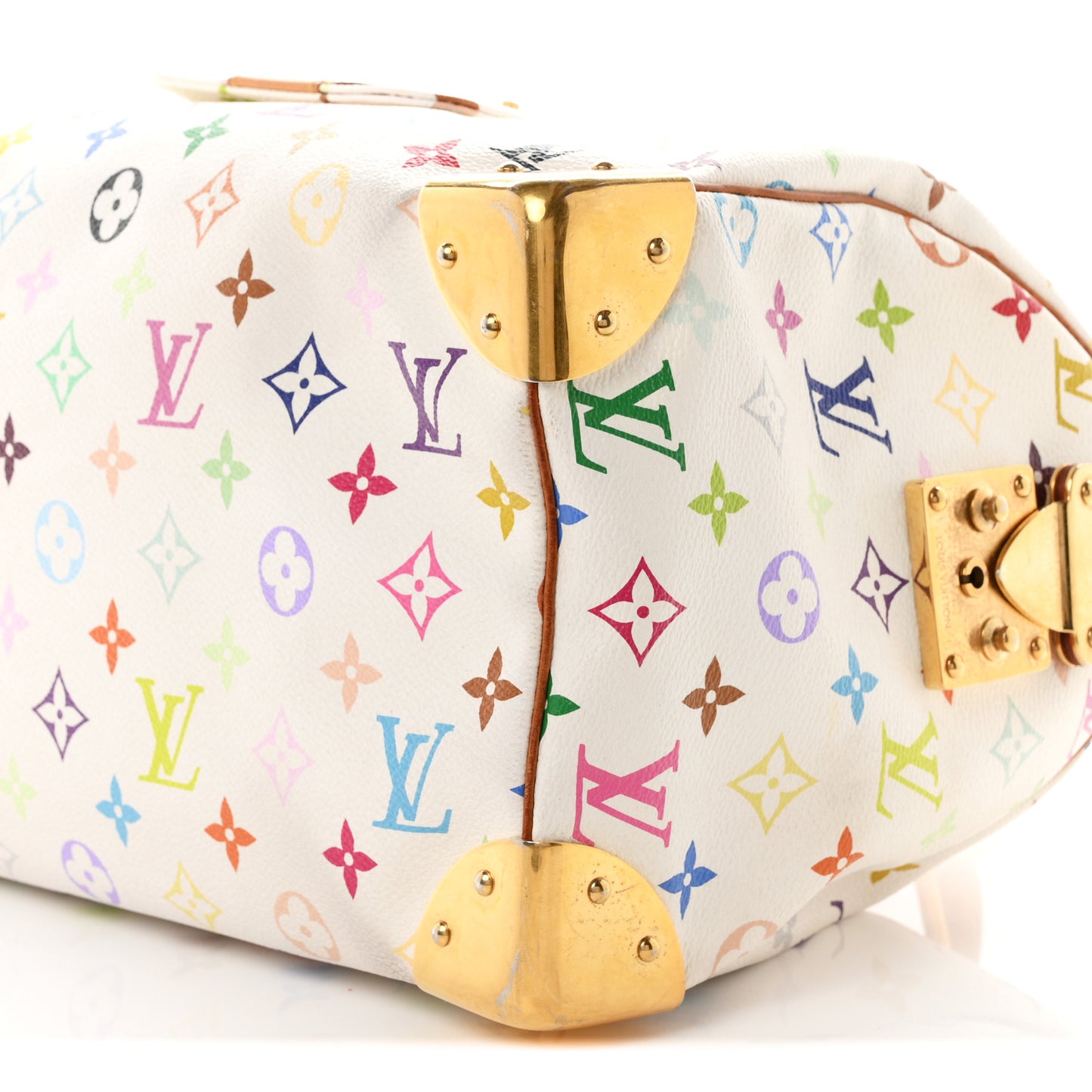 Monogram Multicolor Speedy 30 White