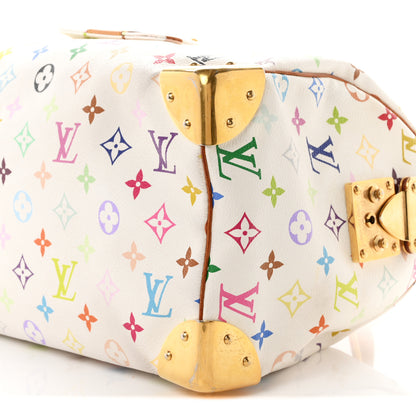 Louis Vuitton Monogram Multicolor Speedy 30 White 8 of 10
