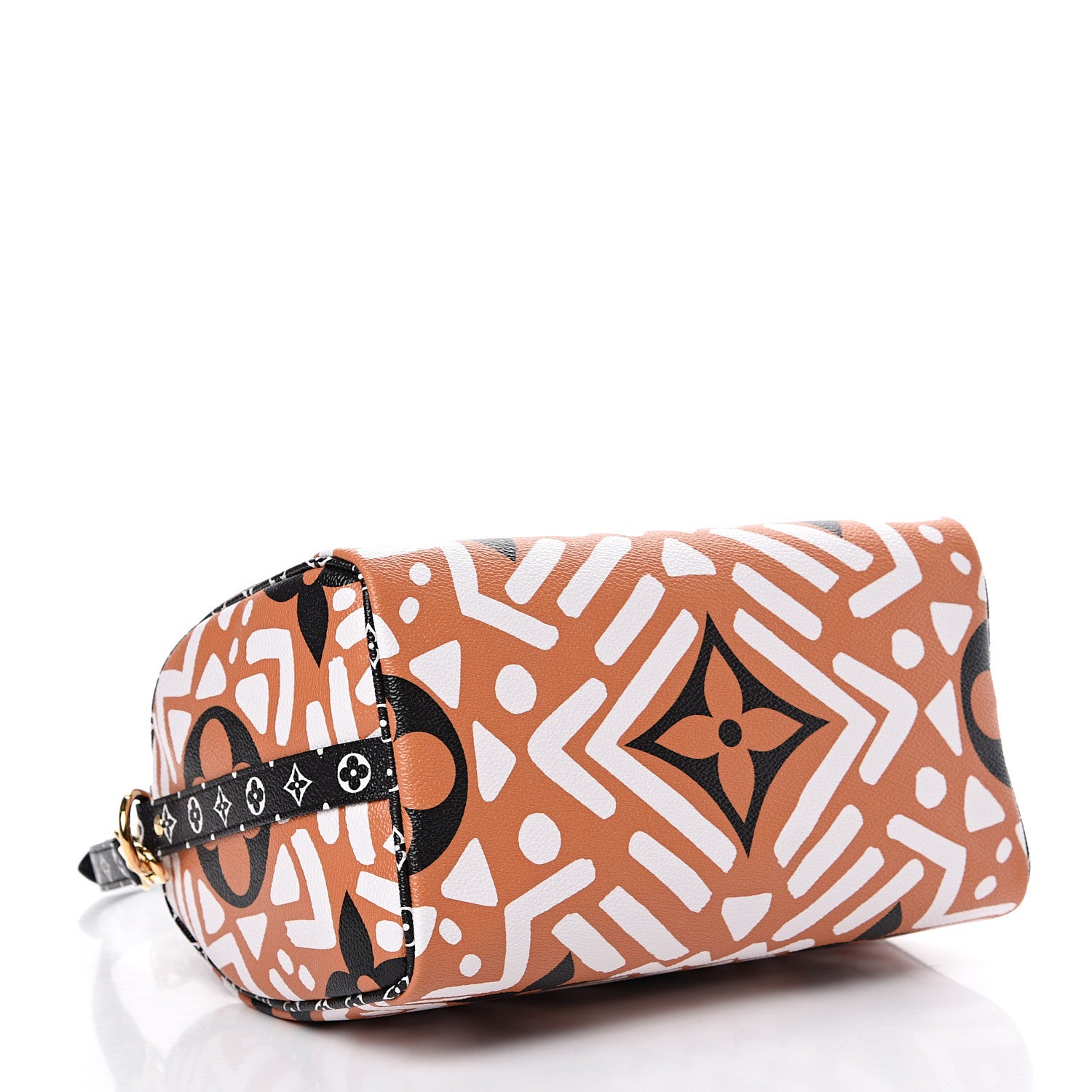 Louis Vuitton Monogram Giant Crafty Speedy Bandouliere 25 Creme Caramel 3 of 9