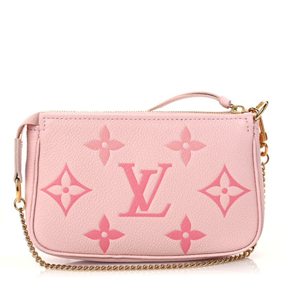 Louis Vuitton Empreinte Monogram Giant By The Pool Mini Pochette Accessories Bouton De Rose 1 of 9