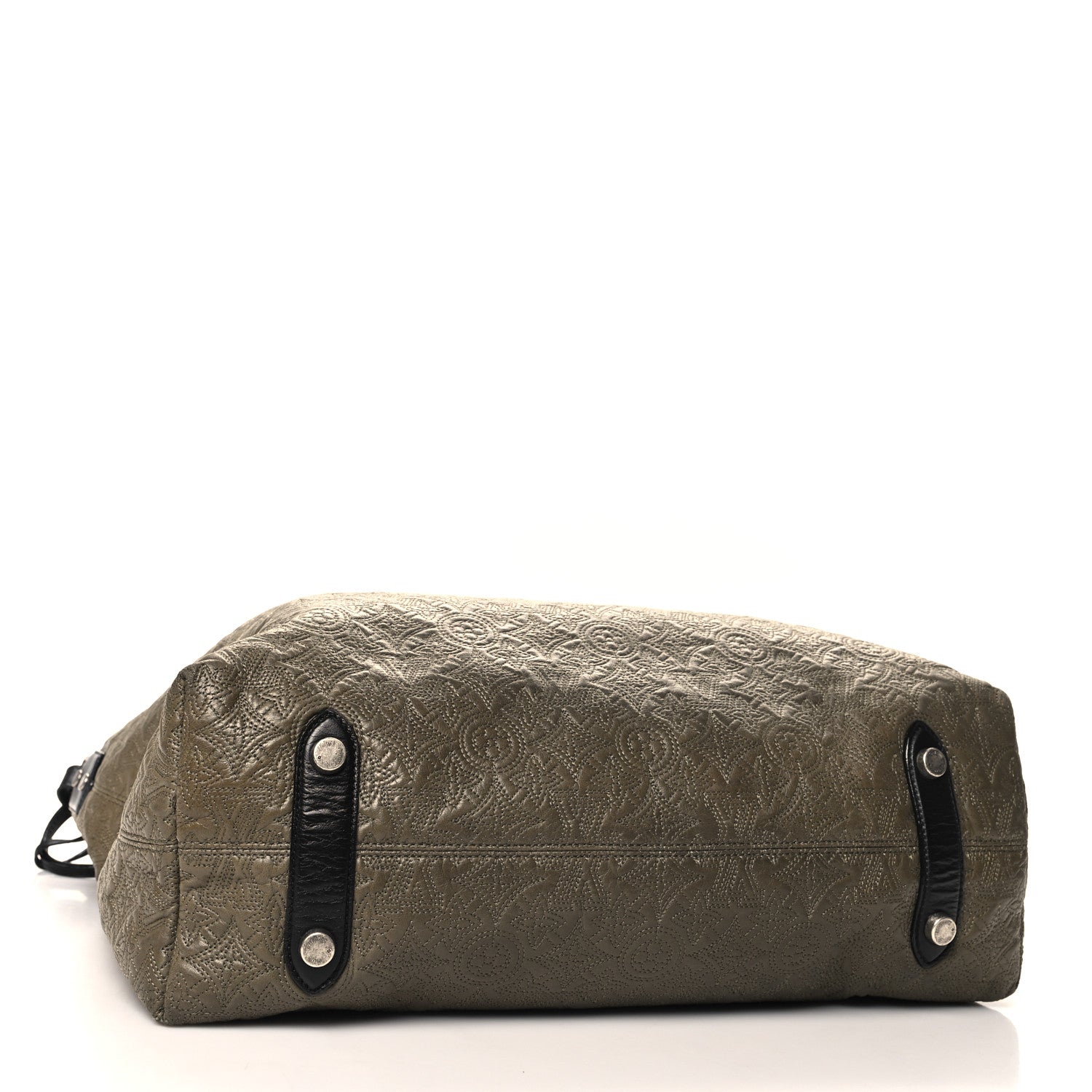 Louis Vuitton Monogram Lambskin Antheia Hobo GM Olive 4 of 9