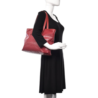 Gucci Imprime Monogram Medium Zippered Shopping Tote Rose Blush 2 of 9