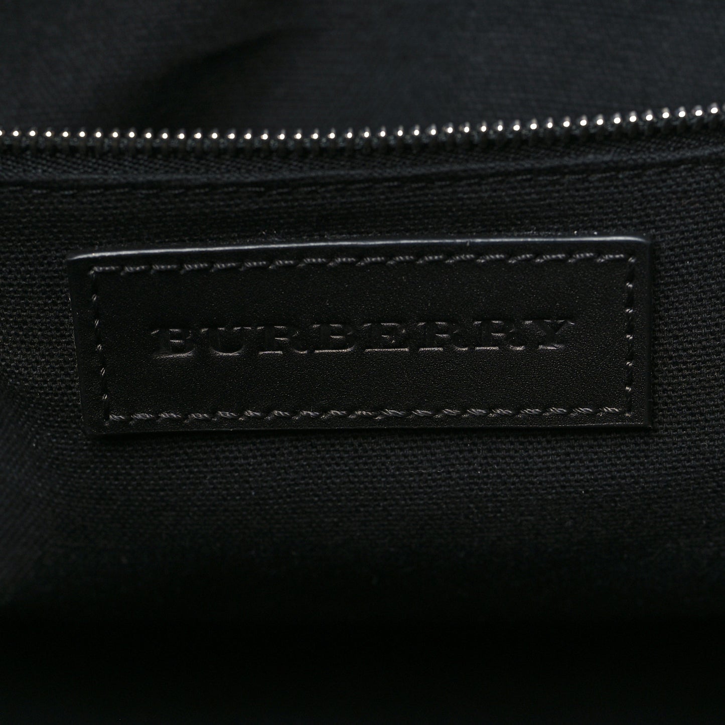 Canvas Mega Check Grained Calfskin Medium Harcourt Satchel Black