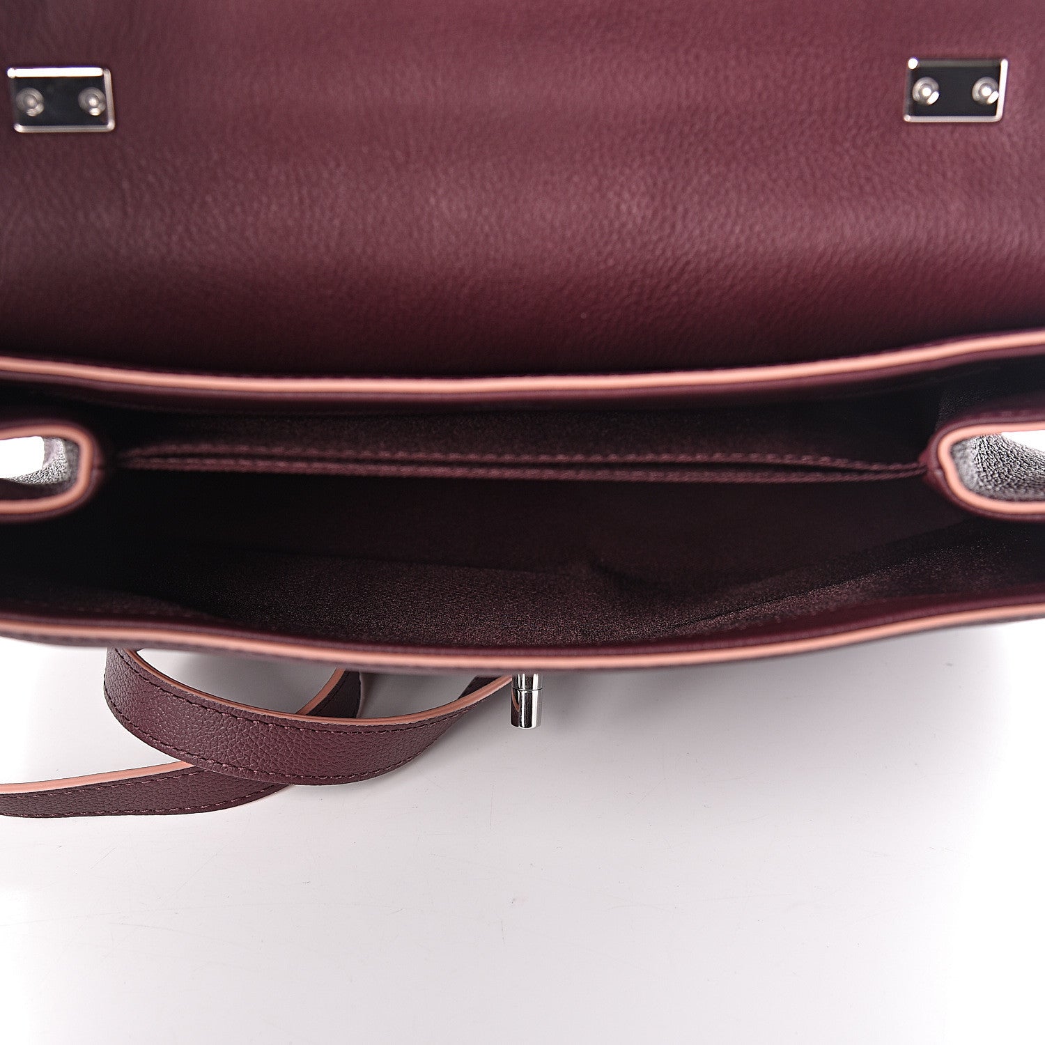 Louis Vuitton Soft Calfskin Lockme II Top Handle Prune 5 of 9
