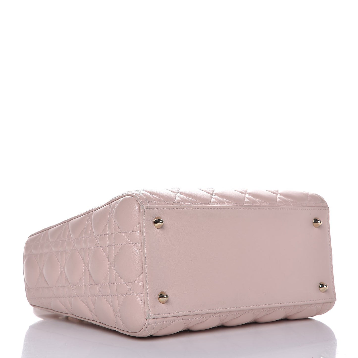 Lambskin Cannage Medium Lady Dior Light Pink
