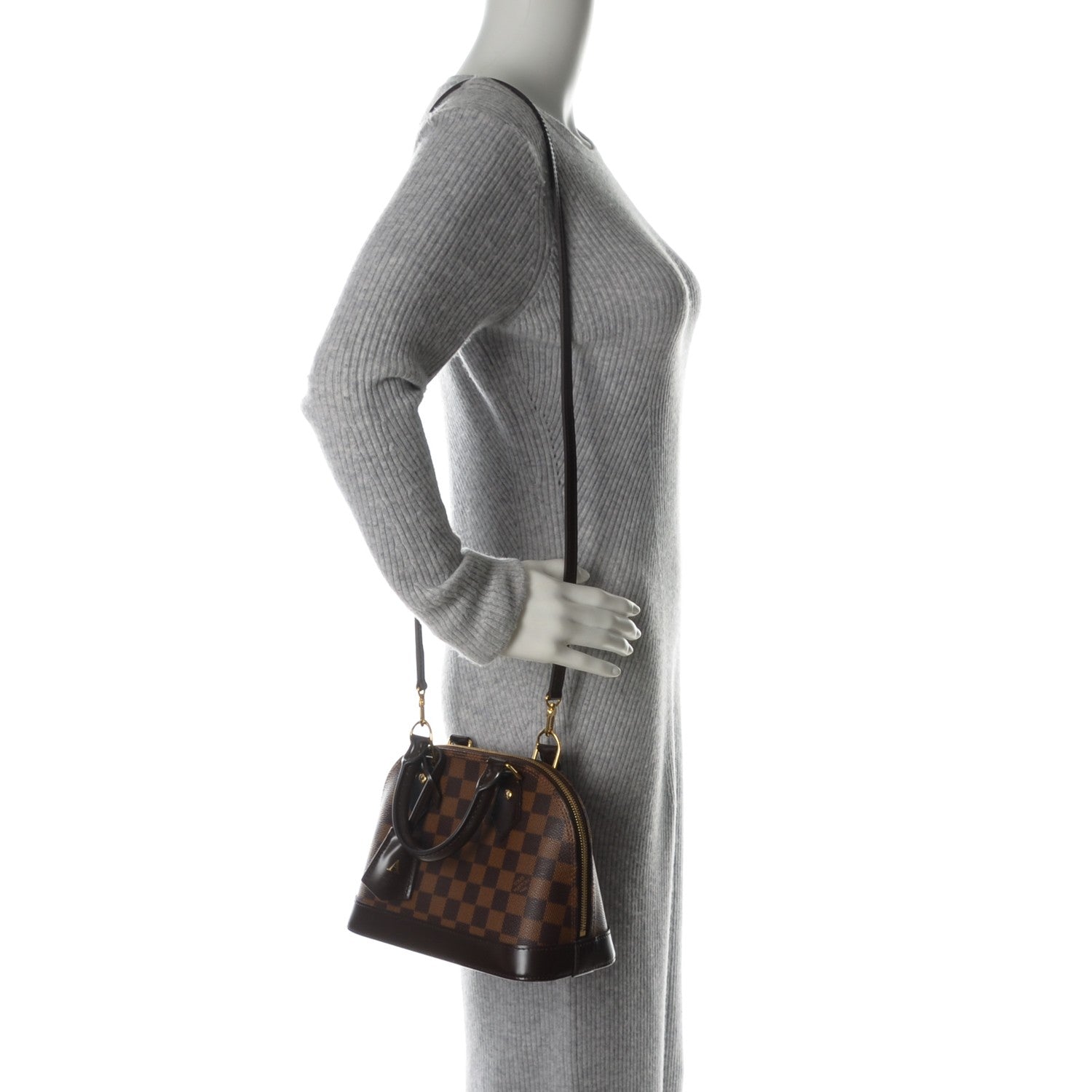 Louis Vuitton Damier Ebene Alma BB 2 of 7